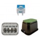 Controller Hunter Eco Logic 230VAC tranformator intern montare interioara + Electrovana Rain RN 155 Plus 24V AC - 1" 24V AC 1"M / Union + Ramificatie (manifold) 4 iesiri 1"